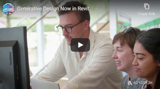 Generative Design in Revit now available